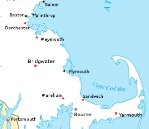 MA, USA Map